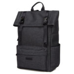 Sac à dos ordinateur katana business casual rolltop 17 pouces noir gris Sac à dos ordinateur katana business casual rolltop 17 pouces noir gris