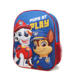 Sac  dos paw patrol pups 3d maternelle bleu