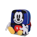 Sac  dos peluche mickey hug maternelle bleu