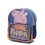 Sac  dos peppa pig maternelle bleu