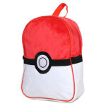 Sac  dos pikachu pok ball maternelle rouge blanc
