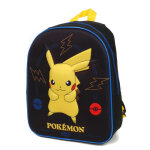 Sac � dos pikachu xs 3d maternelle noir