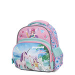 Sac  dos playmobil licorne maternelle rose