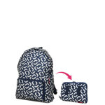 Sac  dos packable reisenthel rucksack mini maxi signature navy bleu