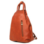Sac � dos poire en cuir femme katana tendance gold marron