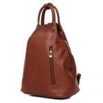 Sac � dos poire en cuir femme katana tendance marron