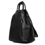 Sac  dos poire en cuir femme katana tendance noir