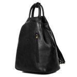 Sac � dos poire en cuir femme katana tendance noir