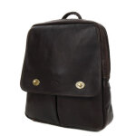 Sac  dos  rabat katana tendance chocolat marron