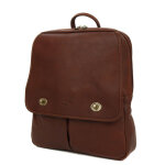 Sac � dos � rabat katana tendance marron