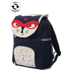 Sac � dos r�versible pol fox baby fox boy maternelle bleu