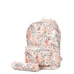 Sac � dos rip curl copacabana dome + trousse ce2 / cm1 / cm2 / coll�ge off white beige