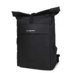 Sac � dos rolltop imperm�able hedgren commute line 15 pouces black noir