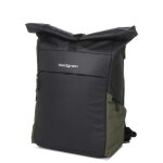 Sac � dos rolltop imperm�able hedgren commute line 15 pouces urban jungle vert