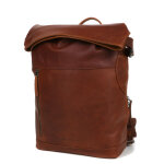 Sac � dos rolltop the chesterfield brand mazara 13 pouces cognac marron