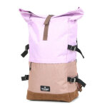 Sac à dos rolltop walker roll up eco mauve / biscuit rose Sac à dos rolltop walker roll up eco mauve / biscuit rose