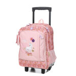 Sac � dos � roulettes bella sara dream flowers ce2 / cm1 / cm2 rose