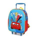 Sac  dos  roulettes cars champ' maternelle bleu