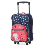 Sac � dos � roulettes chaton meow world cp / ce1 bleu rose