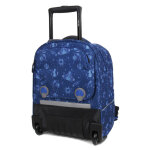 Sac � dos � roulettes delsey back to school bleu imprim�