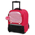 Sac � dos � roulettes delsey back to school rose