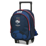 Sac � dos � roulettes fff 2 �toiles�ce2 / cm1 / cm2 bleu