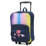 Sac  dos  roulettes lili lou holo ce2 / cm1 / cm2 bleu marine