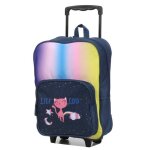 Sac � dos � roulettes lili lou holo ce2 / cm1 / cm2 bleu marine