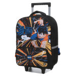 Sac � dos � roulettes manga punch ce2 / cm1 / cm2 noir