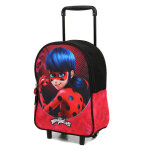 Sac � dos � roulettes miraculous ready maternelle rouge