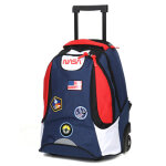 Sac � dos � roulettes nasa to the stars bleu