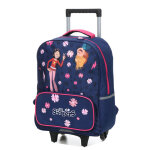 Sac � dos � roulettes oberthur x les sisters ce2 / cm1 / cm2 marine bleu