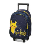 Sac  dos  roulettes pikachu ce2 / cm1 / cm2 bleu