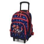 Sac à dos à roulettes snowball kid robot dino ce2 / cm2 bleu Sac à dos à roulettes snowball kid robot dino ce2 / cm2 bleu