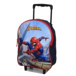 Sac  dos  roulettes spider - man city maternelle bleu