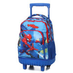 Sac � dos � roulettes spider - man go ce2 / cm1 / cm2 bleu