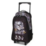 Sac � dos � roulettes star wars stormtrooper ce2 / cm1 / cm2 noir