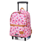 Sac � dos � roulettes tann's aurore l ce2 / cm1 / cm2 rose