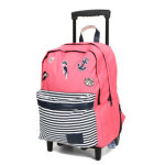 Sac à dos à roulettes tann's enora l ce2 / cm1 / cm2 rose / bleu Sac à dos à roulettes tann's enora l ce2 / cm1 / cm2 rose / bleu