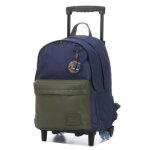 Sac à dos à roulettes tann's esteban l ce2 / cm1 / cm2 bleu / kaki Sac à dos à roulettes tann's esteban l ce2 / cm1 / cm2 bleu / kaki