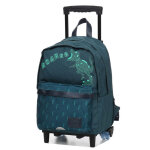 Sac � dos � roulettes tann's ethan l ce2 / cm1 / cm2 vert