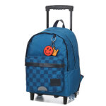 Sac à dos à roulettes tann's marceau l ce2 / cm1 / cm2 bleu Sac à dos à roulettes tann's marceau l ce2 / cm1 / cm2 bleu