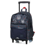 Sac � dos � roulettes tann's mathys l ce2 / cm1 / cm2 gris
