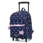 Sac � dos � roulettes tann's romy l ce2 / cm1 / cm2 bleu