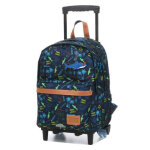 Sac  dos  roulettes tann's sevan l ce2 / cm1 / cm2 multicolore bleu