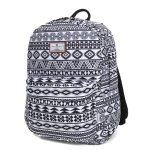 Sac � dos snowball study classic ce2 / coll�ge ethnic black & white blanc