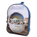 Sac  dos star wars the mandalorian baby yoda s maternelle bleu