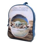 Sac � dos star wars the mandalorian baby yoda s maternelle bleu