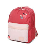 Sac  dos fille 2 compartiments tann's clia l ce2 / cm1 / cm2 framboise / rose