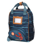 Sac � dos tann's x armor lux titouan xs maternelle bleu marine